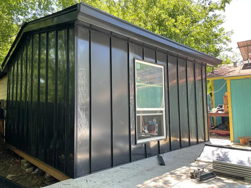 Black standing seam metal wall panels for Roof Inspection in Pollock Pines